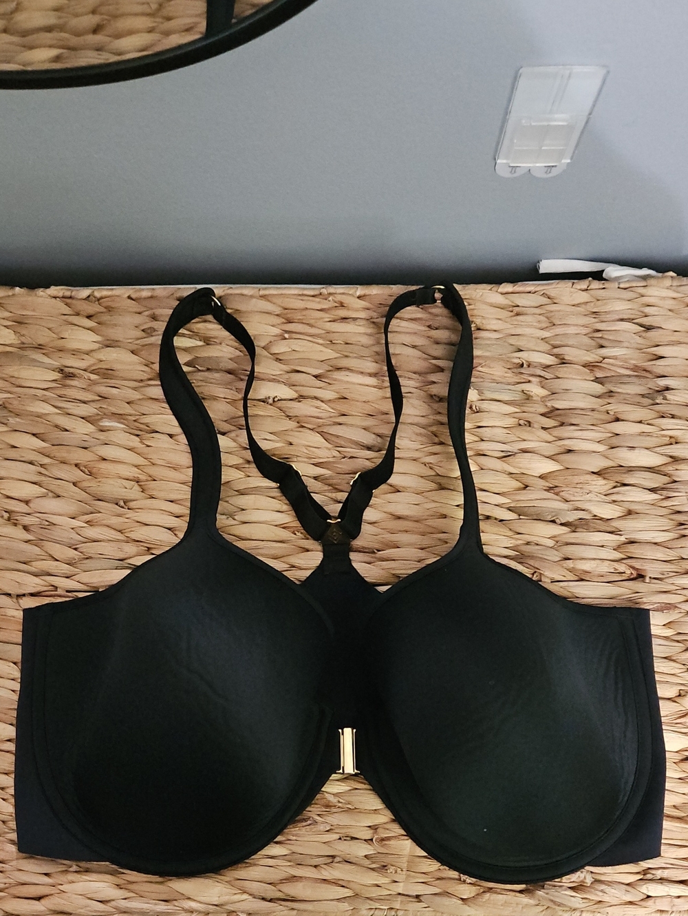 ThirdLove Black Front-Closure Racerback Bra